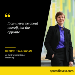 Daphne Haas-Kogan_SpreadLoveio Quote
